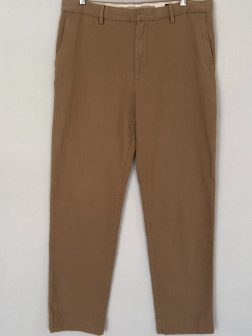 Banana Republic BR Straight Fit Khaki Pants Mens Size 34x34 Tan Stretch Chino